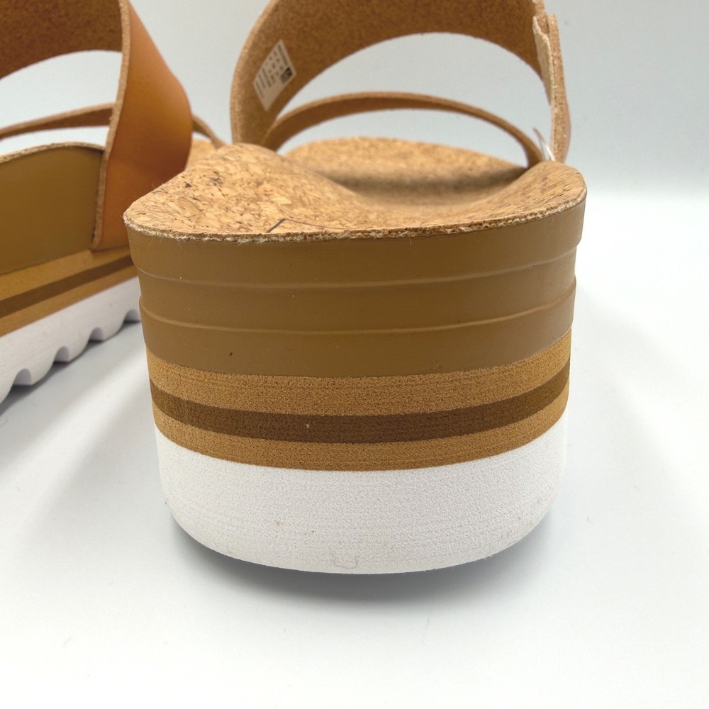 Reef Cushion Vista Hi Women Size 6 Natural NWT Platform Slide Sandal RF0A3YP5NAT - Picture 7 of 13